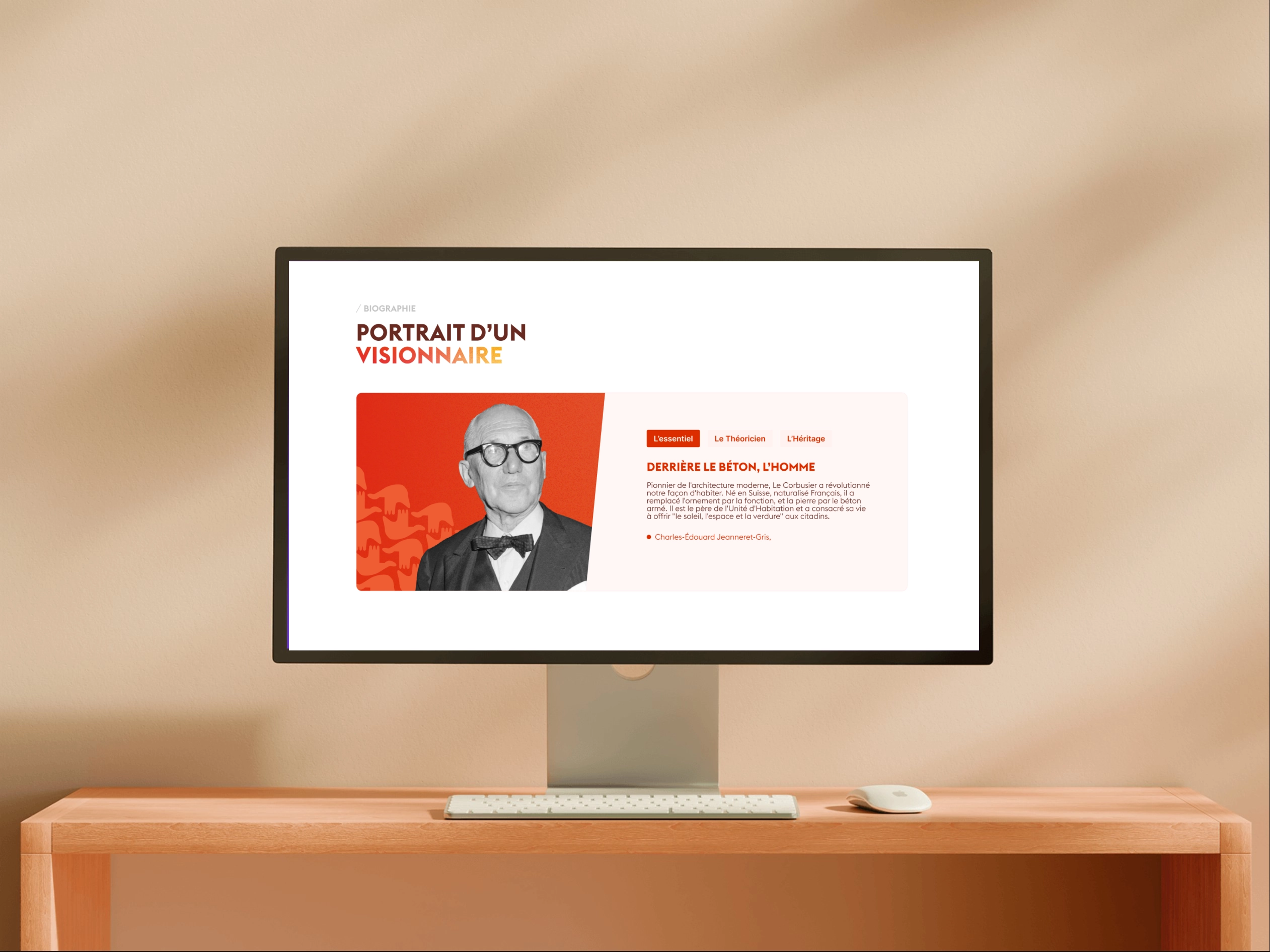 Le Corbusier Mockup 1